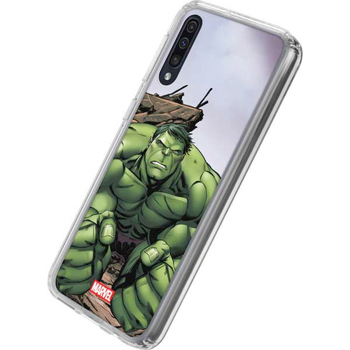 Marvel Avengers Hulk Galaxy A50 Clear Case